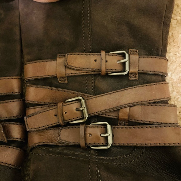 B. Makowsky Brown Leather riding boots Size 10 - Picture 4 of 16